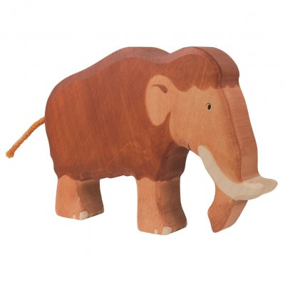 HOLZTIGER Figurine en bois  : Dinosaures : Mammouth