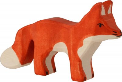 HOLZTIGER Figurine en bois Renard 