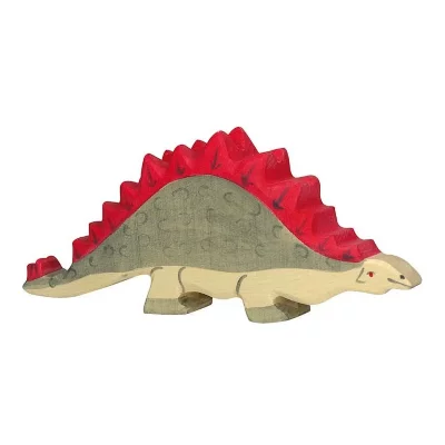 HOLZTIGER Figurine en bois Stegosaure  