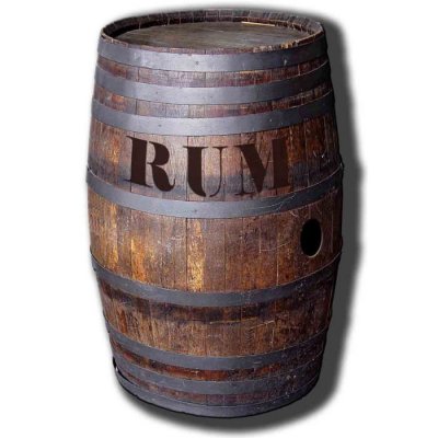 STAR CUTOUTS Figurine en carton baril de rhum h 97 cm