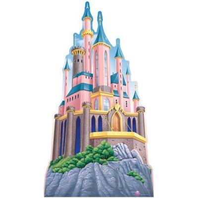 GENERIQUE Figurine en carton Ch&acirc;teau Princesse Disney H 175 CM