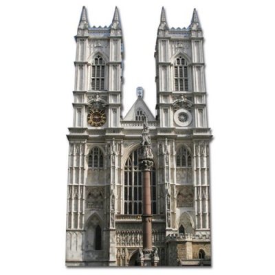 GENERIQUE Figurine en carton l'abbaye de Westminster 175 cm