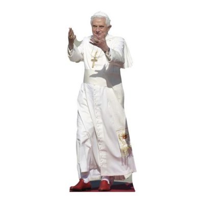 GENERIQUE Figurine en carton Pape Benoit XVI 180 cm