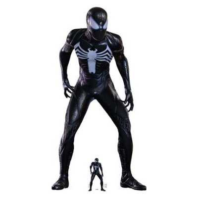  Figurine en carton symbiote - jeu spider man 2 pour ps5- haut 175 cm