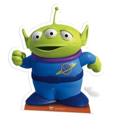DISNEY PIXAR Figurine en carton taille r&eacute;elle Alien Toy Story 65 cm