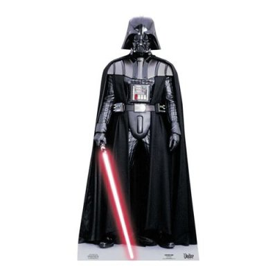 RUE DE LA FETE Figurine en carton taille r&eacute;elle Dark Vador Star Wars H 195 cm