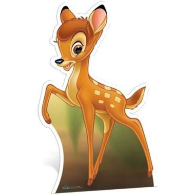 DISNEY Figurine en carton taille r&eacute;elle  Bambi H 120 CM