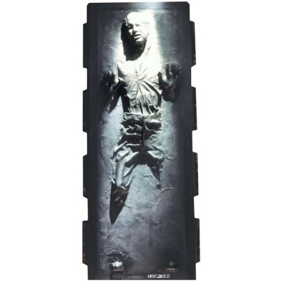 STAR CUTOUTS Figurine en carton taille r&eacute;elle Han Solo Carbonite Star Wars H 183 CM