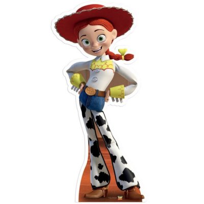 DISNEY Figurine en carton taille r&eacute;elle Jessie Toy Story H 140 CM