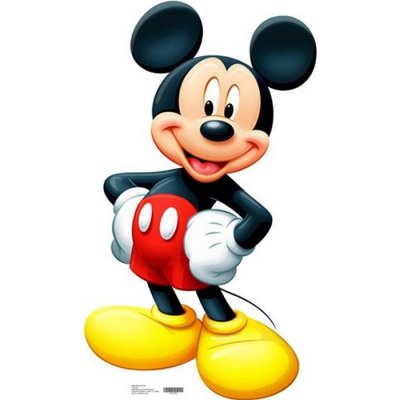 DISNEY Figurine en carton taille r&eacute;elle Mickey Mouse  H 100 CM