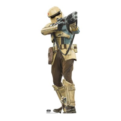 STAR CUTOUTS Figurine en carton taille r&eacute;elle shoretrooper star wars rogue one