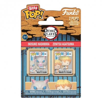 DEMON SLAYER Figurine Funko Bitty Pop! 2pk  Inosuke Et Zenitsu