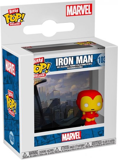 FUNKO Figurine  Bitty Pop Deluxe Iron Man Avenger Tower 