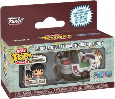 FUNKO Figurine  Bitty Pop! Ride  One Piece  Thousand Sunny Avec Luffy