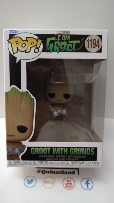 Figurine Funko Groot POP! Vinyl Groot w/ Grunds 9 cm- - Figurine