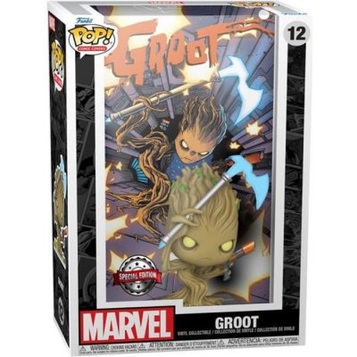 FUNKO Figurine  Marvel POP! Comic Cover Vinyl Groot 9 cm- - Figurine