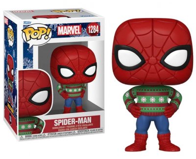 FUNKO Figurine  Marvel Pop Holiday Spider-Man- - Figurine