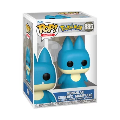FUNKO Figurine  Pokemon POP! Games Vinyl Munchlax (EMEA) 9 cm- - Figuri 