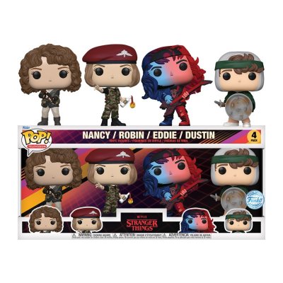 FUNKO Figurine  Pop! 4pk - Stranger Things - 4 Personnages 