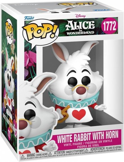 FUNKO FOB Figurine Funko Pop! Alice Au Pays Des Merveilles Lapin Blanc Avec Cor