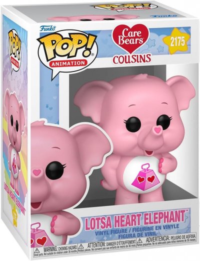 FUNKO Figurine  Pop Animation Care Bears Cousins Lotsa Heart Elephant