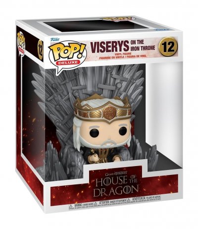 FUNKO Figurine  Pop! Deluxe - House Of The Dragon - Viserys On Throne