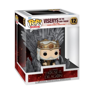 FUNKO Figurine  Pop! Deluxe - House Of The Dragon - Viserys On Throne