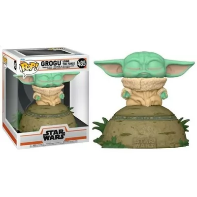FUNKO Figurine  Pop Deluxe Mandalorian The Child Using the Force 