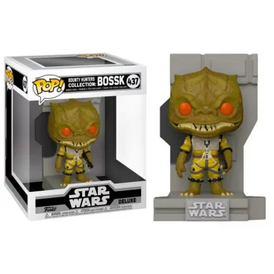 FUNKO Figurine  Pop! Deluxe - N&deg;437 - Star Wars - Bounty Hunter - Bossk 