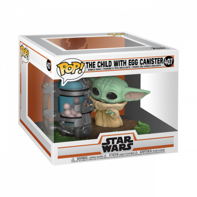 FUNKO Figurine  Pop Deluxe The Mandalorian Child with Canister 