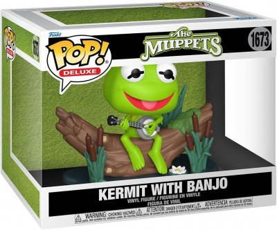 FUNKO Figurine  Pop! Deluxe - The Muppets - Kermit Avec Banjo