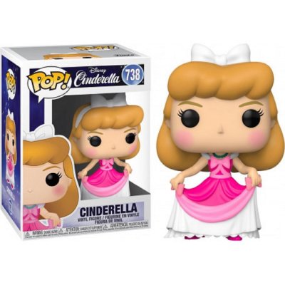 FUNKO Figurine  Pop Disney Cendrillon en robe rose