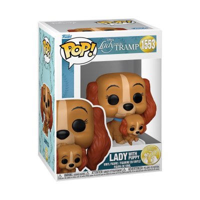 FUNKO Figurine  Pop Disney La Belle et le Clochard Lady avec chiot