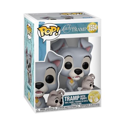 FUNKO Figurine  Pop Disney Lady and Trump Disney Trump with puppy