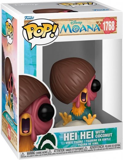 FUNKO Figurine  Pop Disney Moana S3 Hei Hei with Coconut