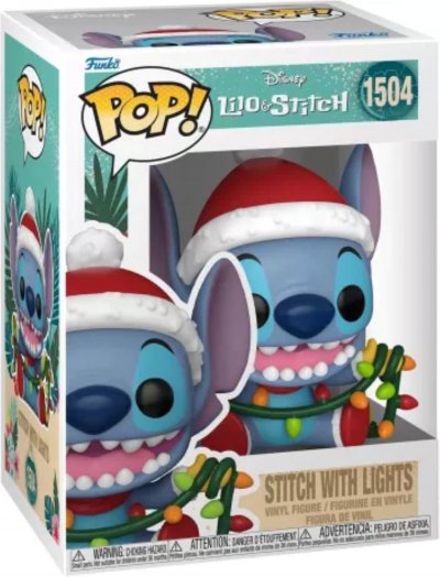 FUNKO Figurine  Pop Disney Stitch Holiday Stitch with Lights 