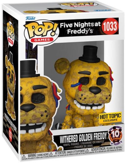 FUNKO Figurine  POP Five Night at Freddys Withered Golden Freddy