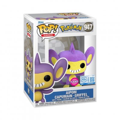 FUNKO Figurine  Pop Games Pok&eacute;mon Aipom Capumain Griffel 