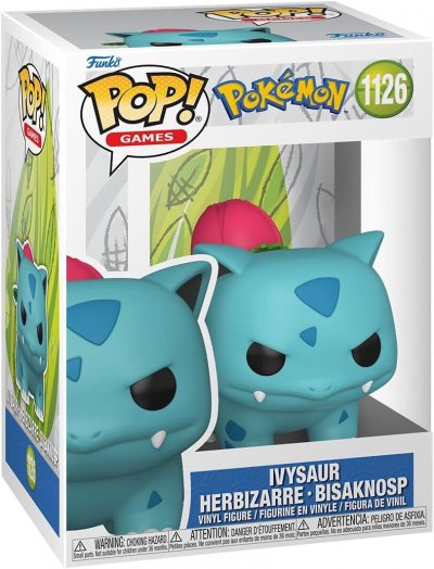 FUNKO Figurine  Pop Games Pok&eacute;mon Ivysaur Herbizarre Bisaknosp