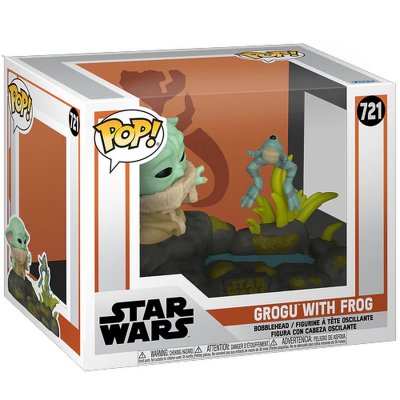 FUNKO Figurine  Pop Grogu With Frog / Star Wars The Mandalorian /  Pop Movies #721