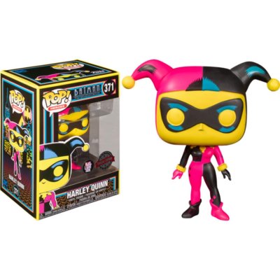 FUNKO Figurine  Pop Heroes DC Harley Quinn Black Light 