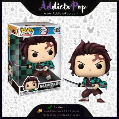 FUNKO Figurine  Pop Jumbo Demon Slayer Tanjiro Kamado - Neuf