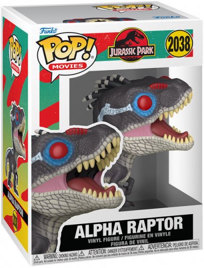 FUNKO Figurine  Pop - Jurassic Park N&deg;2038 - Alpha Raptor (90388)