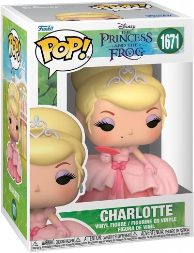  Figurine Funko Pop!  La Princesse Et La Grenouille  S2 Charlotte W/chase