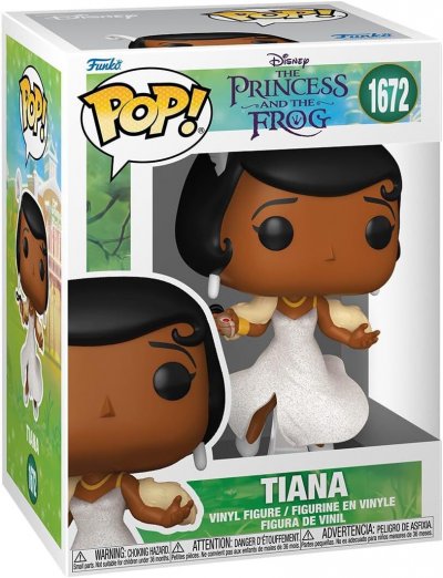 FUNKO Figurine  Pop! La Princesse Et La Grenouille S2 Tiana W/glitter