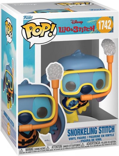 LILO & STITCH Figurine Funko Pop! Lilo Et Stitch Stitch Plong&eacute;e En Apn&eacute;e
