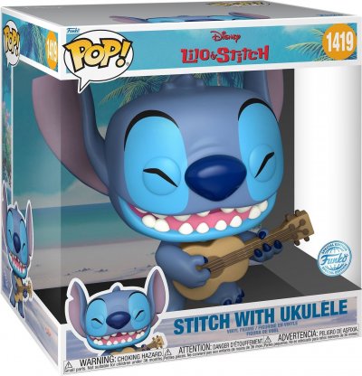 FUNKO Figurine  Pop! - Lilo & Stitch - Stitch Avec Ukul&eacute;l&eacute; N&deg;1044