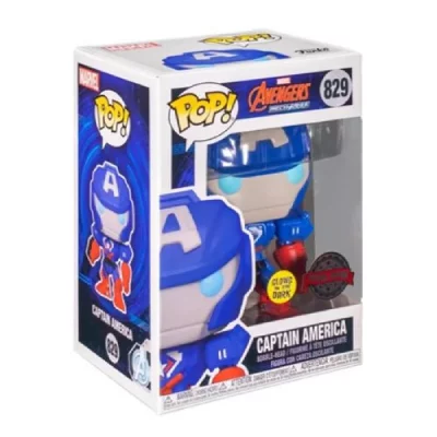 FUNKO Figurine  pop marvel avengers mechstrike captain america glows in the dark