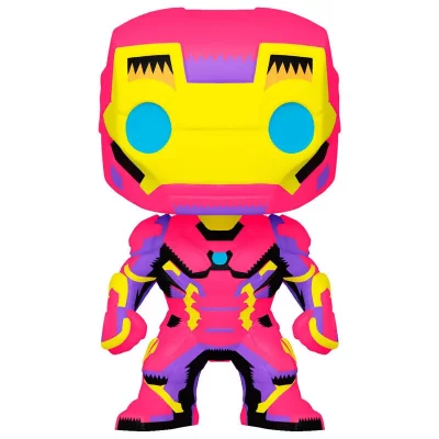FUNKO Figurine  Pop Marvel Black Light Iron Man Exclusivit&eacute; Fnac 