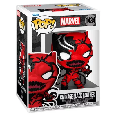 FUNKO Figurine  Pop Marvel Carnageized Black panther 